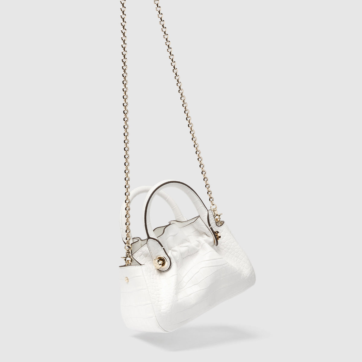 Bloom Micro Tote Bag - White