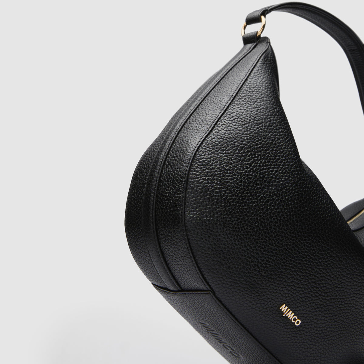 Luna Crescent Bag - Black Light Gold