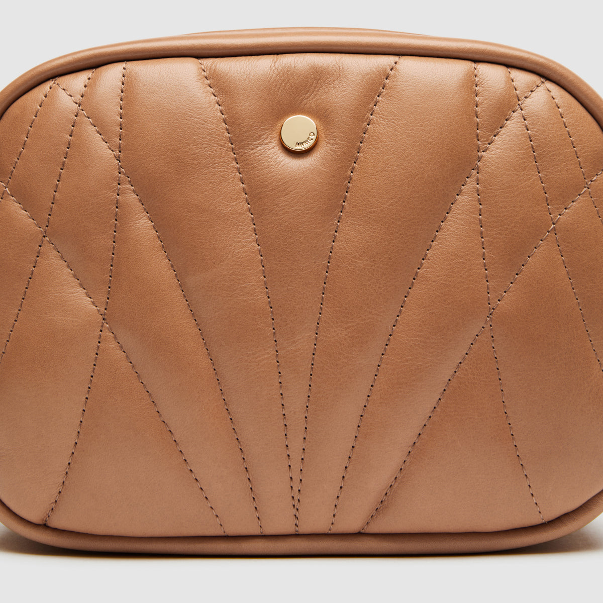 Stitch Crossbody Bag - Caramel