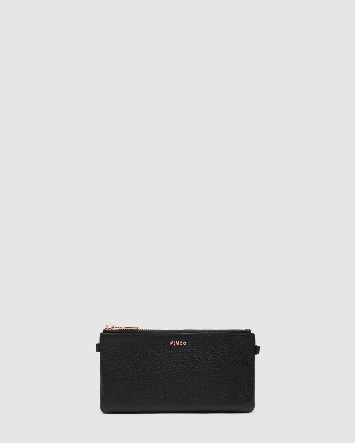 Classico Small Crossbody Pouch - Black Rose Gold