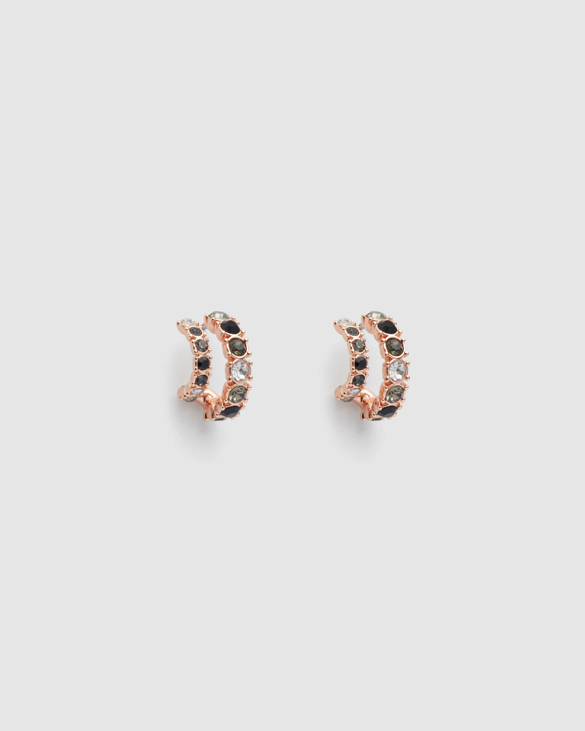 Vision Hoop Earrings - Black