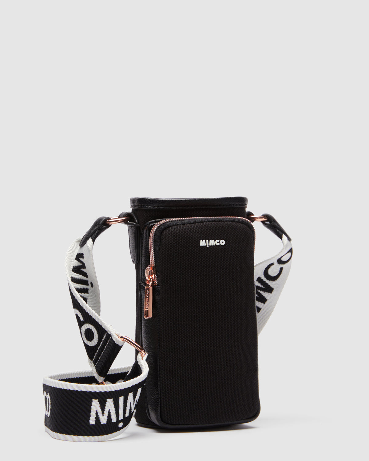 Stevie Drink Crossbody Bag - Black White