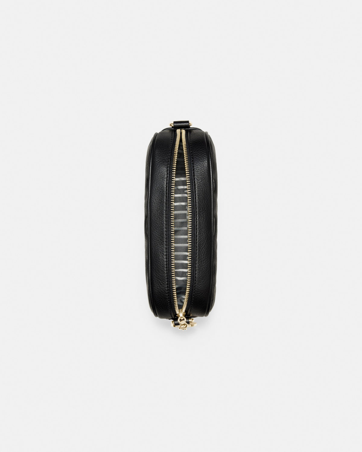 Flashback Leather Crossbody Bag - Black