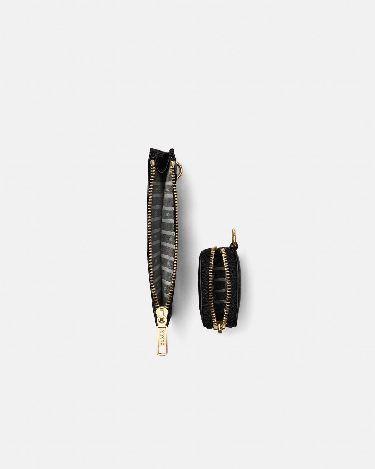 Classico Travel Duo Pouch - Black Light Gold
