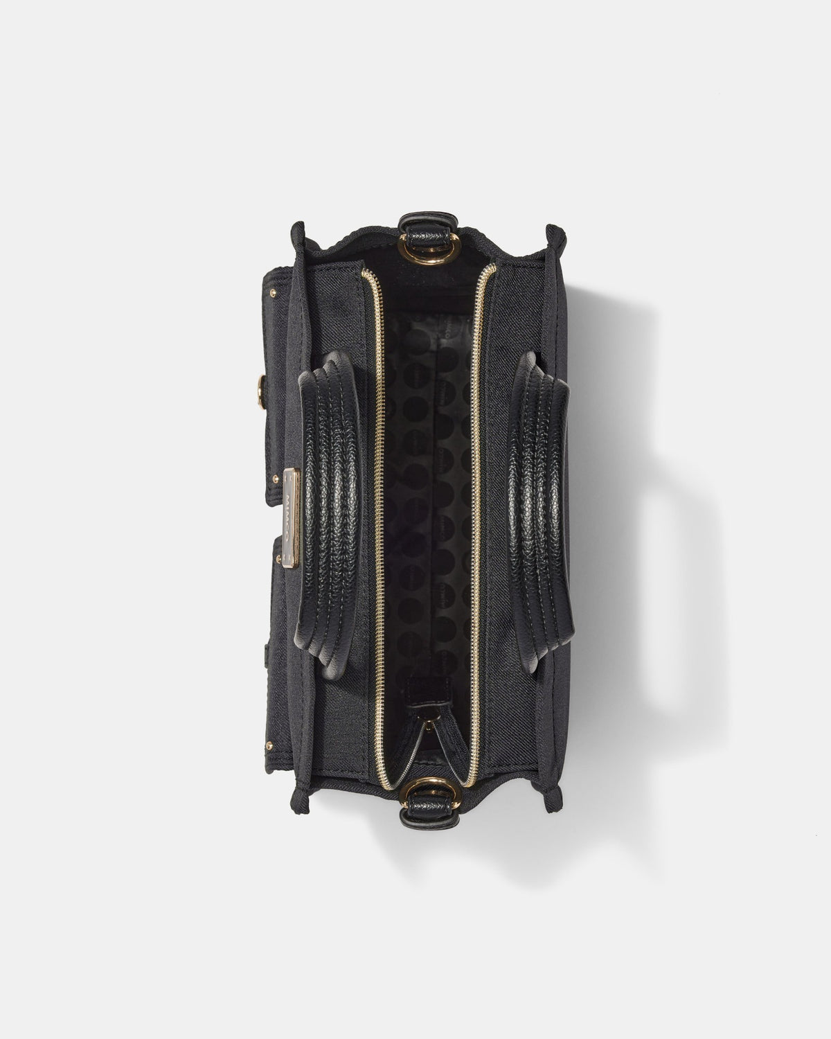 Utility Tote Bag - Black Light Gold