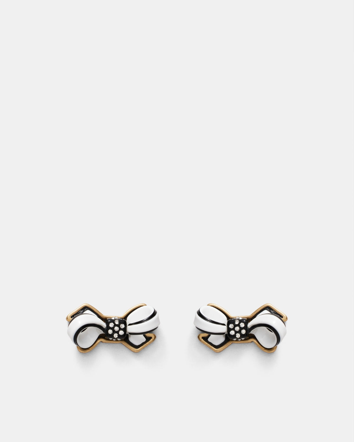 Revival Stud Earrings - Black White