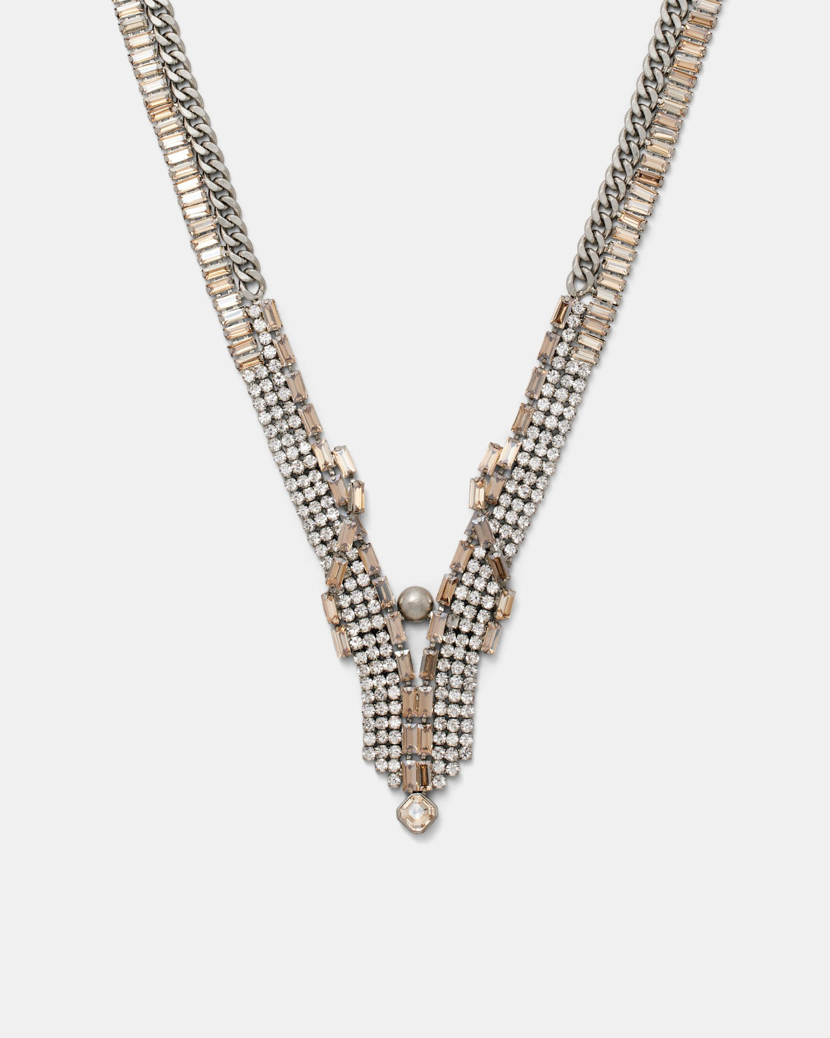 Exploration Choker Necklace - Gold Silver