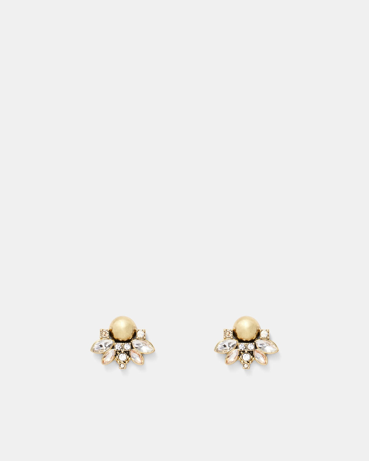 Exploration Stud Earrings - Gold Silver