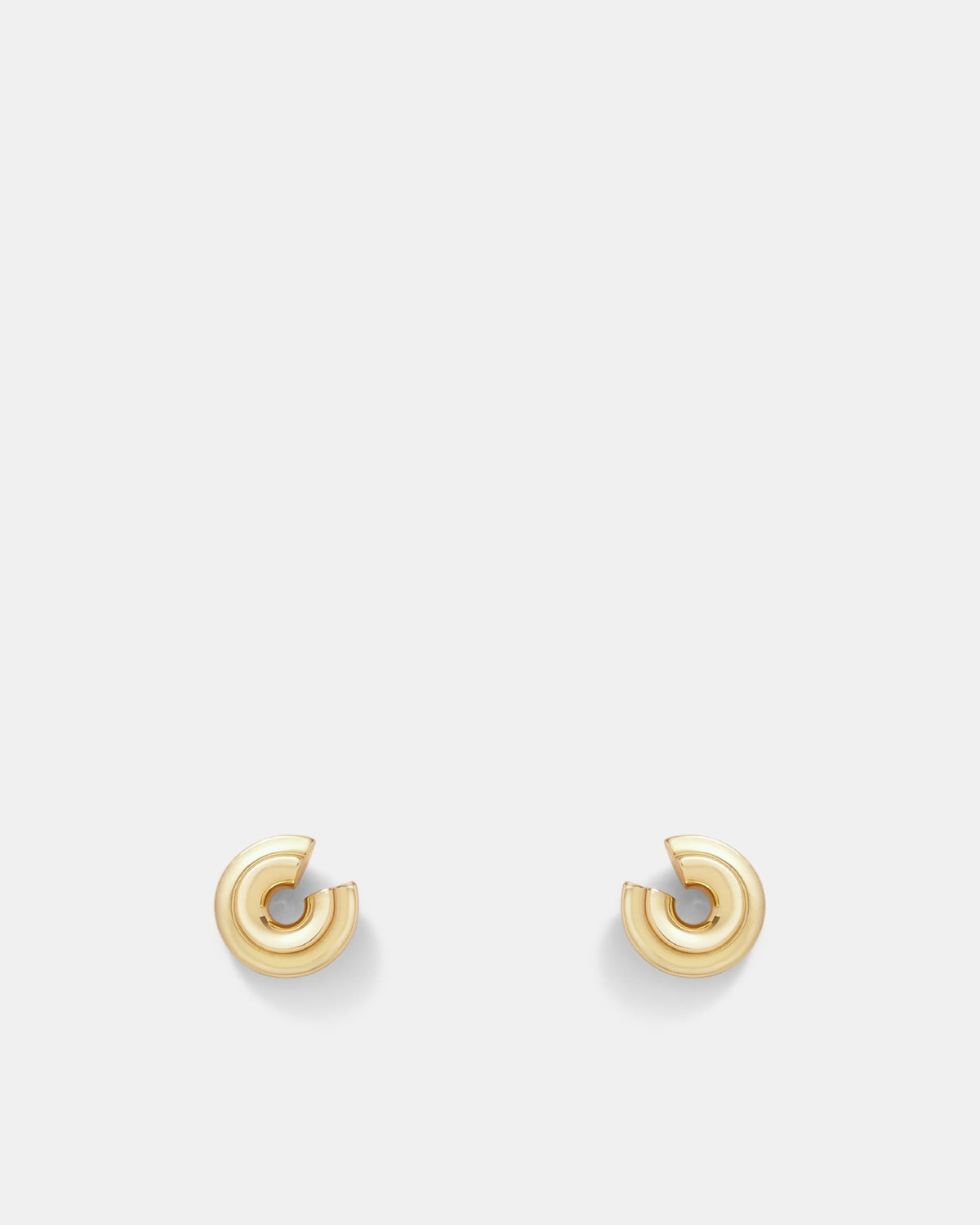 Lets Groove Stud Earrings - Gold