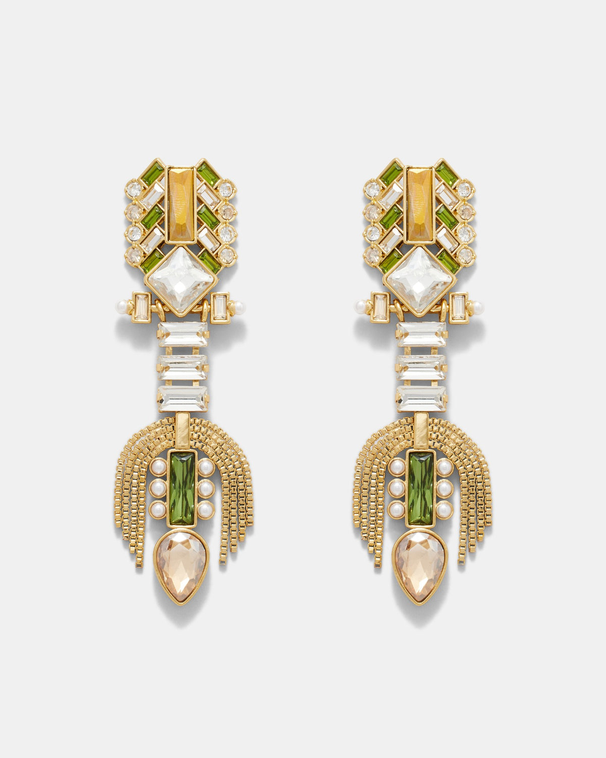 Pull Up To The Bumper Statement Earrings - Lime Sorbet