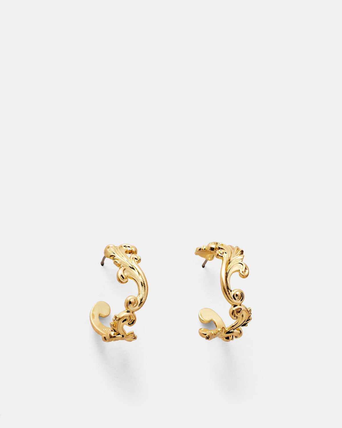 At The Ball Hoop Earrings - Gold