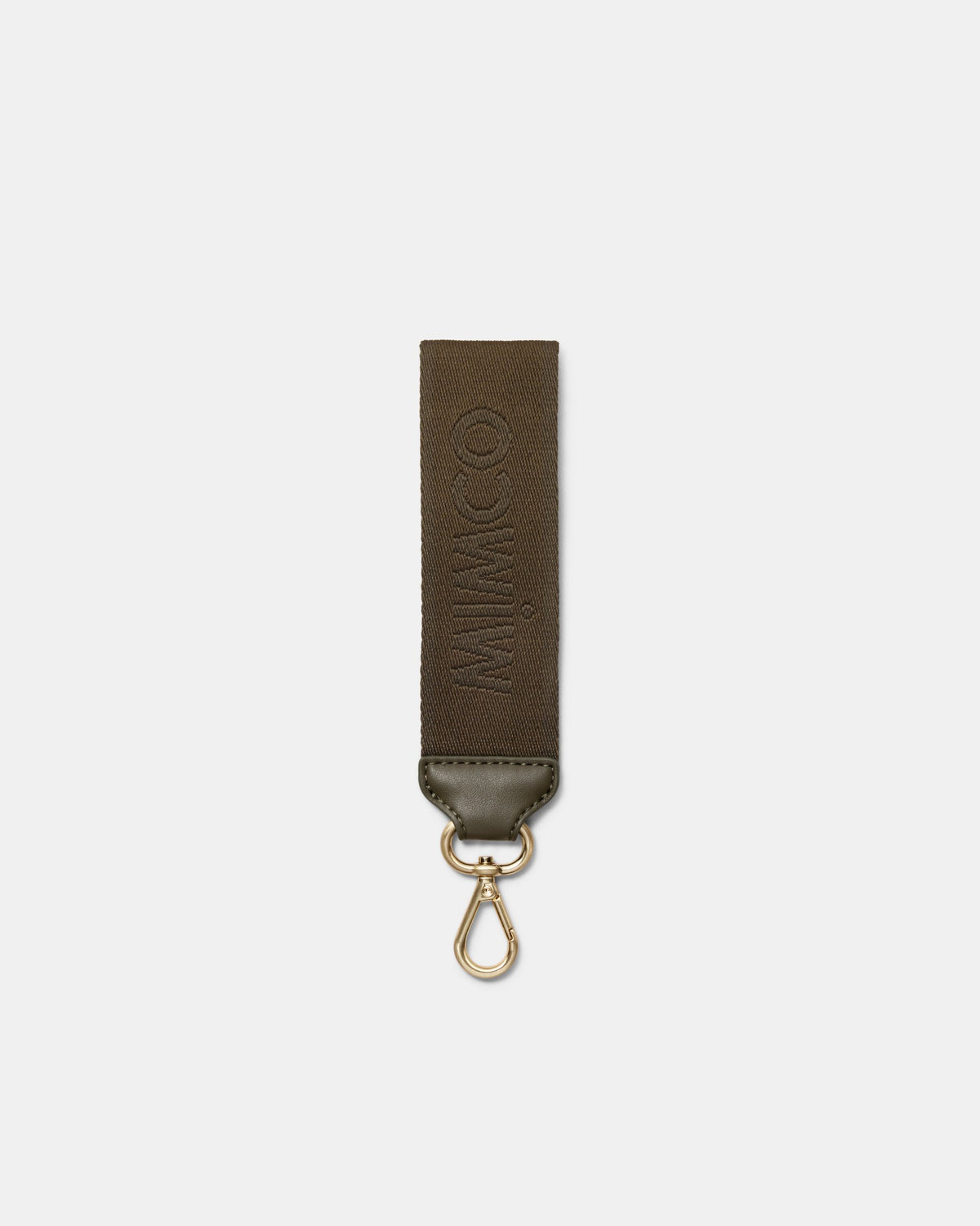 Stripe Webbing Wrist Strap - Dark Olive
