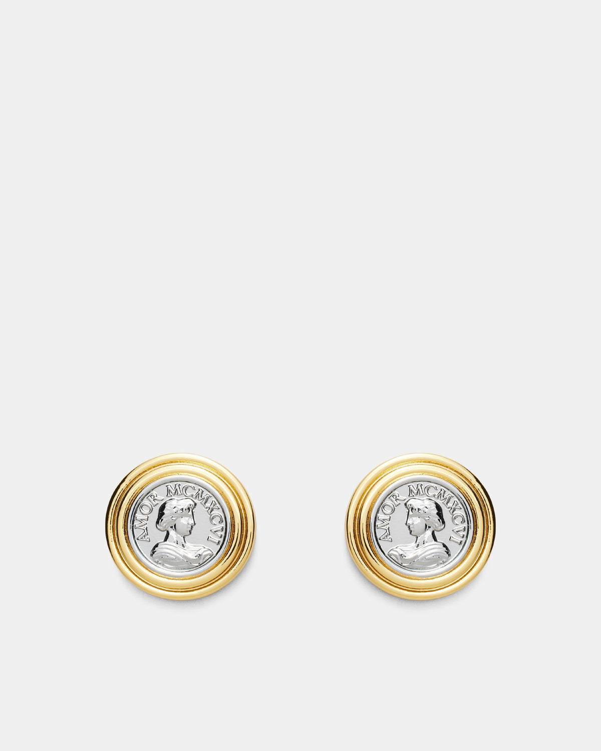 Penny Earrings - Gold Silver