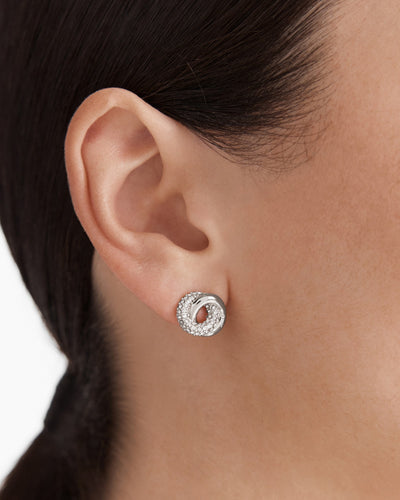 Resonance Stud Earrings - Silver