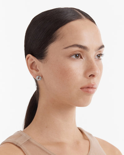 Resonance Stud Earrings - Silver