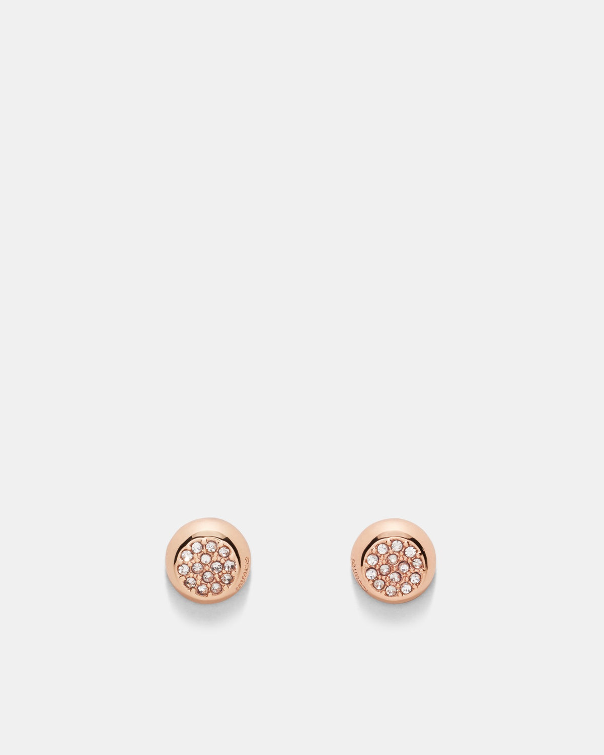 Reflect Stud Earrings - Rose Gold