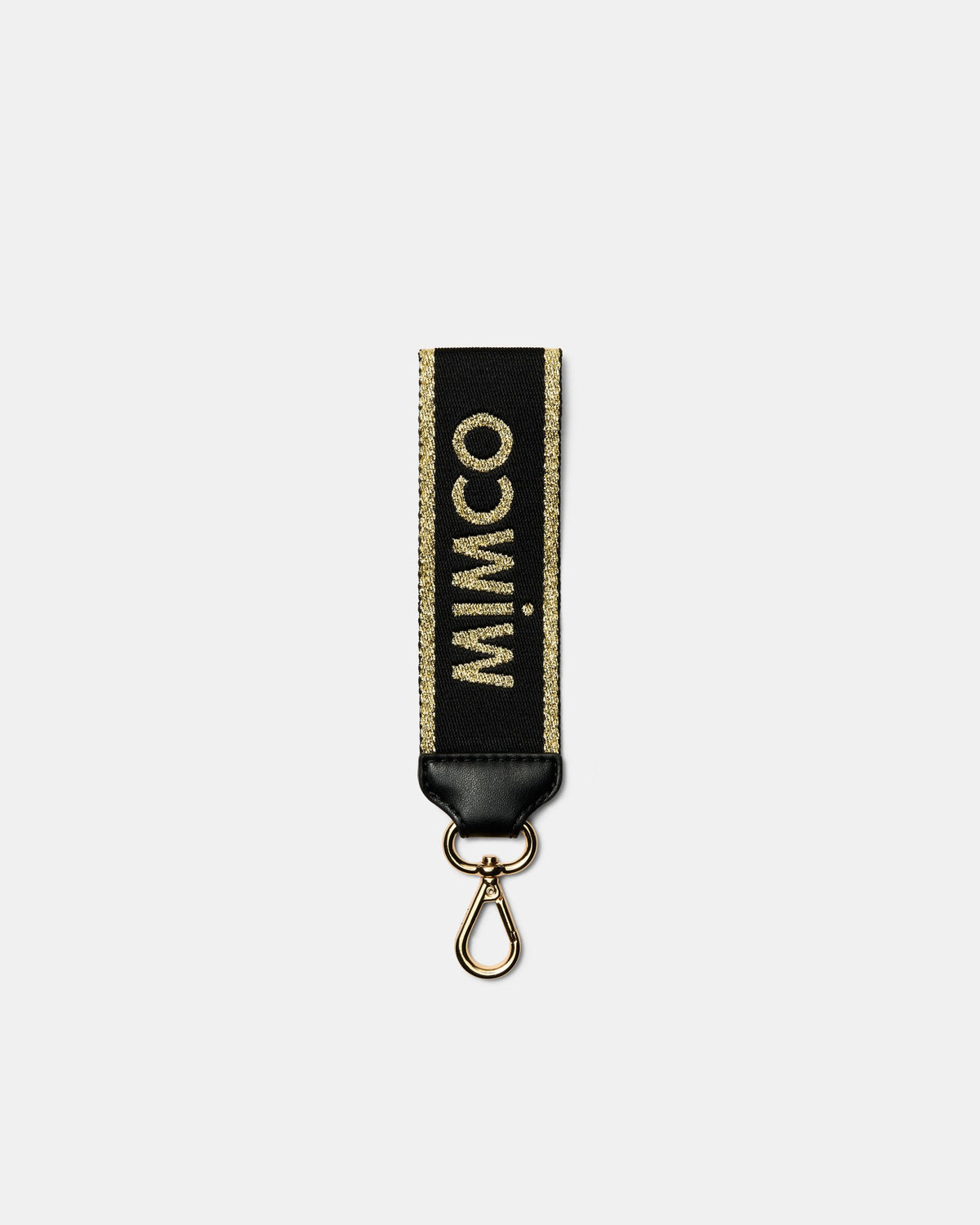 Stripe Webbing Wrist Strap - Gold Multi