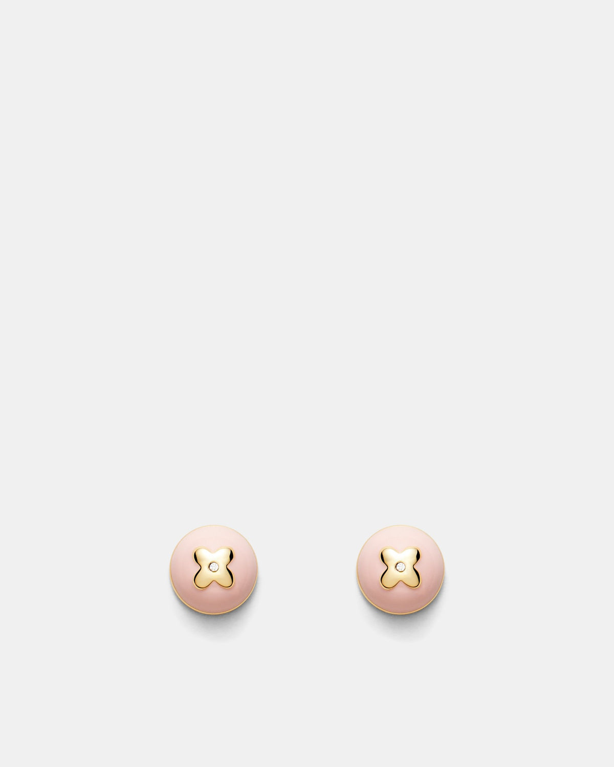 Adorbs Enamel Stud Earrings - Petal