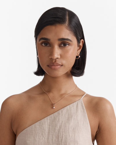 Lovely Trio Necklace - Rose Gold