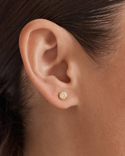 Finito Stud Earrings - Gold