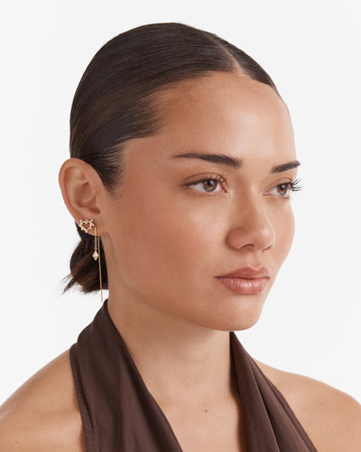 Cupid Duo Earrings Set - Gold
