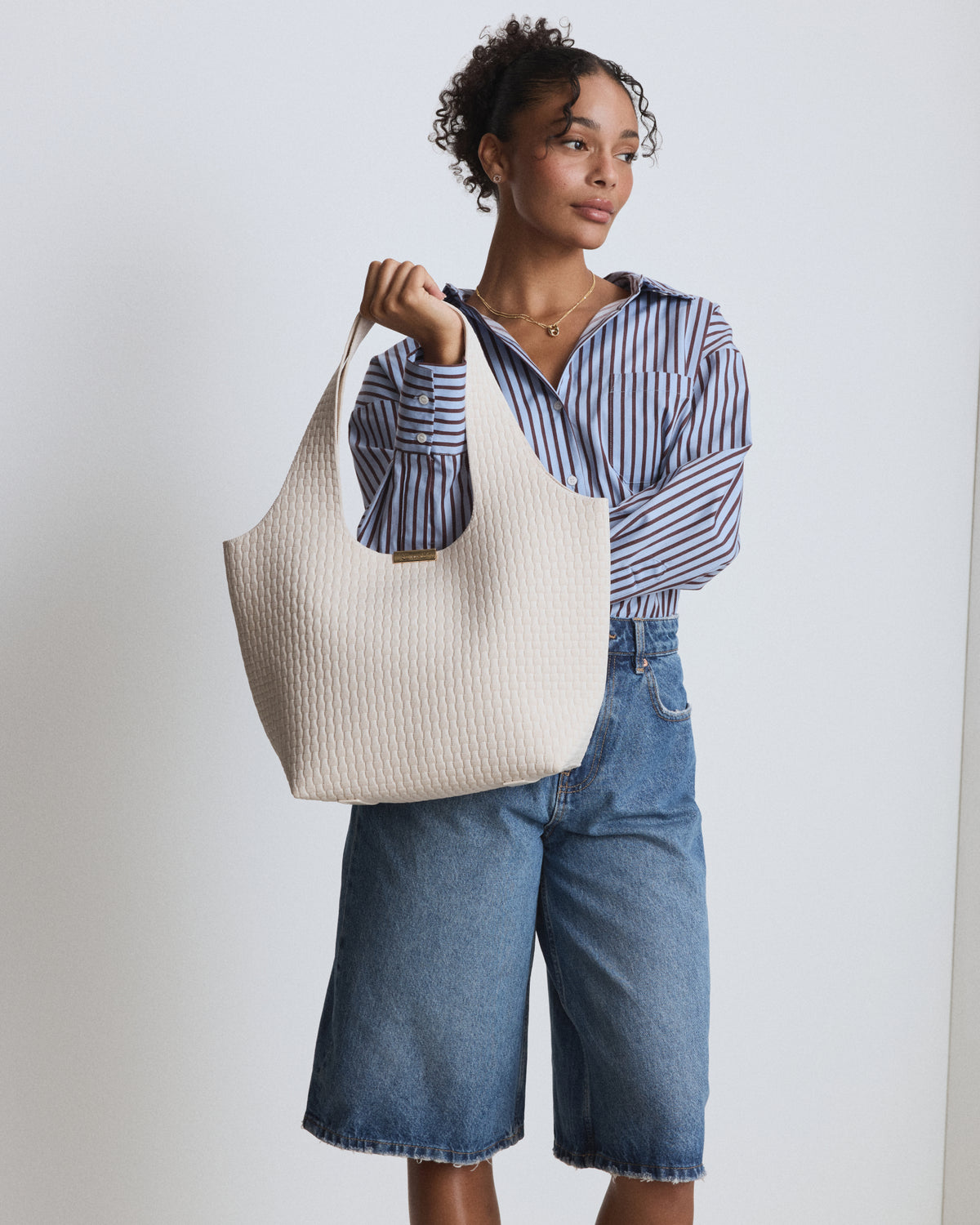 Amelie Basket Tote Bag