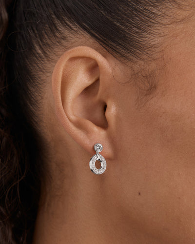 Encanto Drop Earrings - Silver