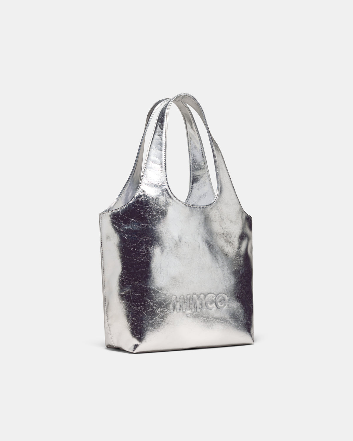 Brittany Mini Tote Bag - Silver