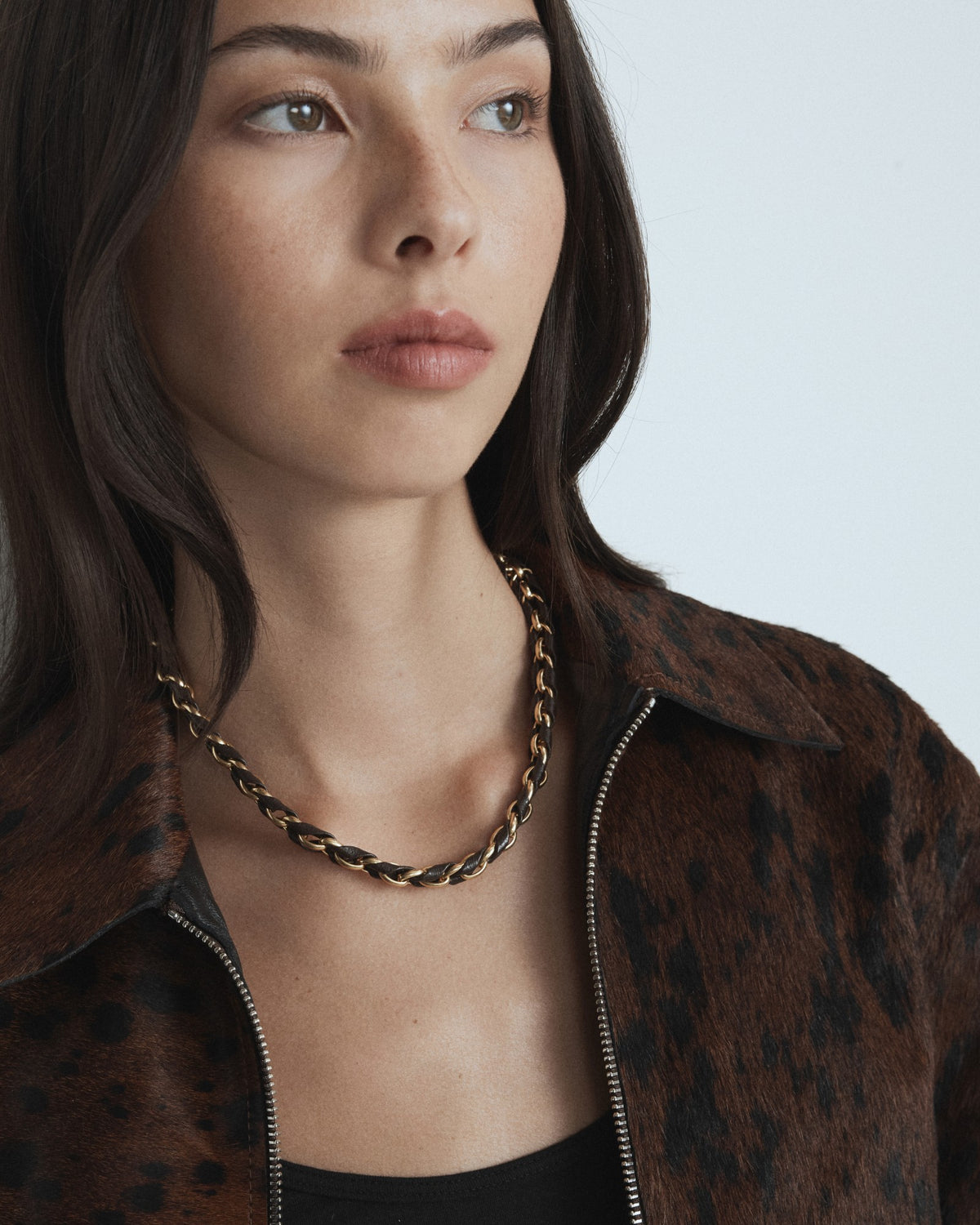 Florin Coin Necklace - Chocolate