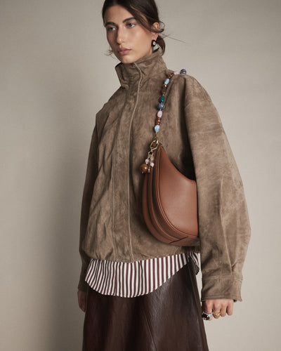 Luna Crescent Bag - Walnut