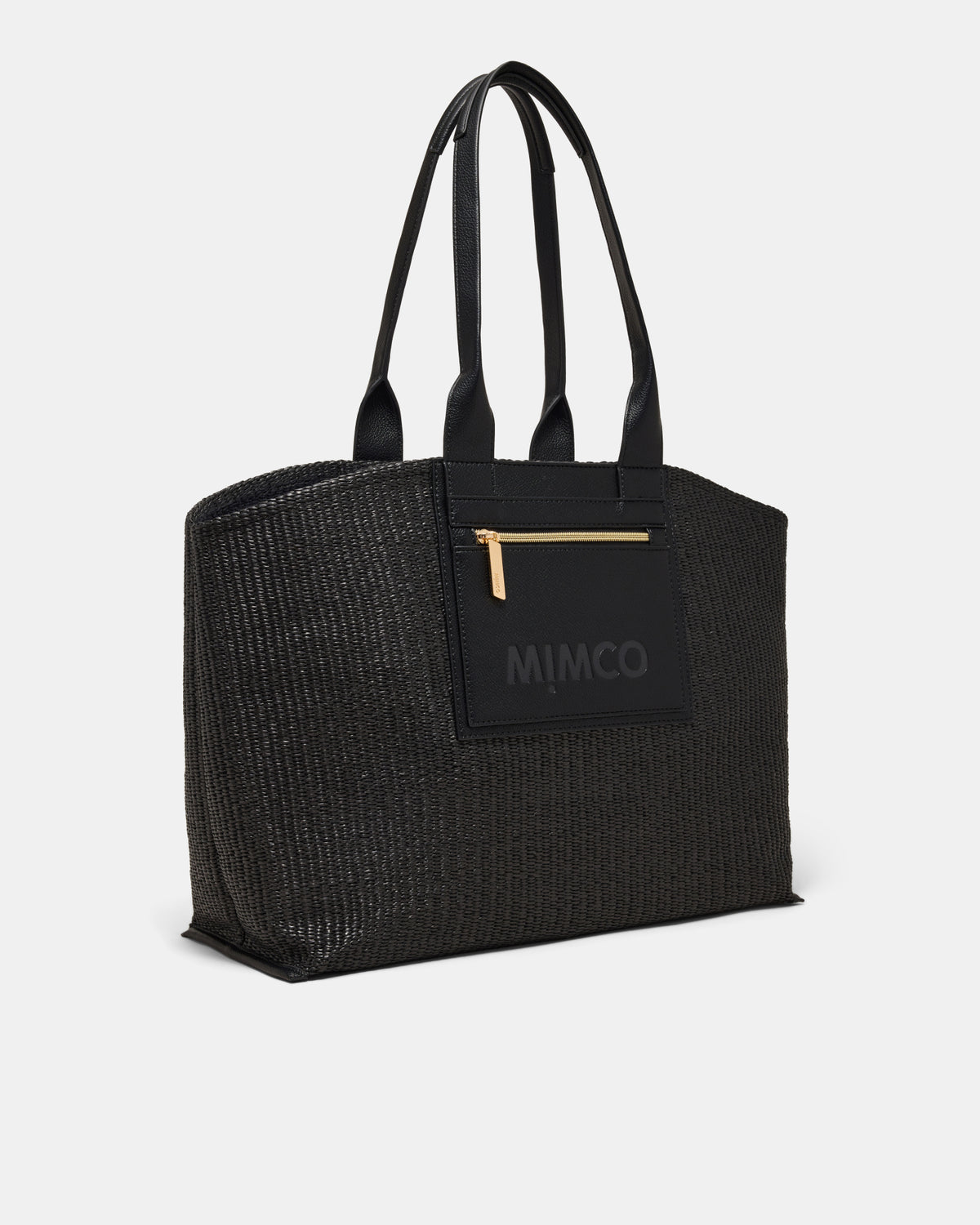 Patch Textured Tote Bag