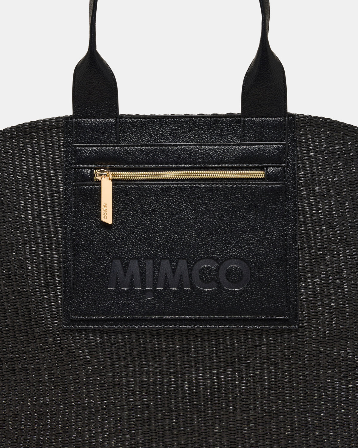 Patch Textured Tote Bag