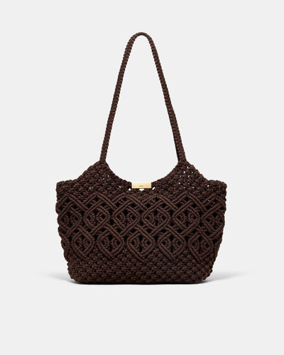 Delta Macrame Tote Bag