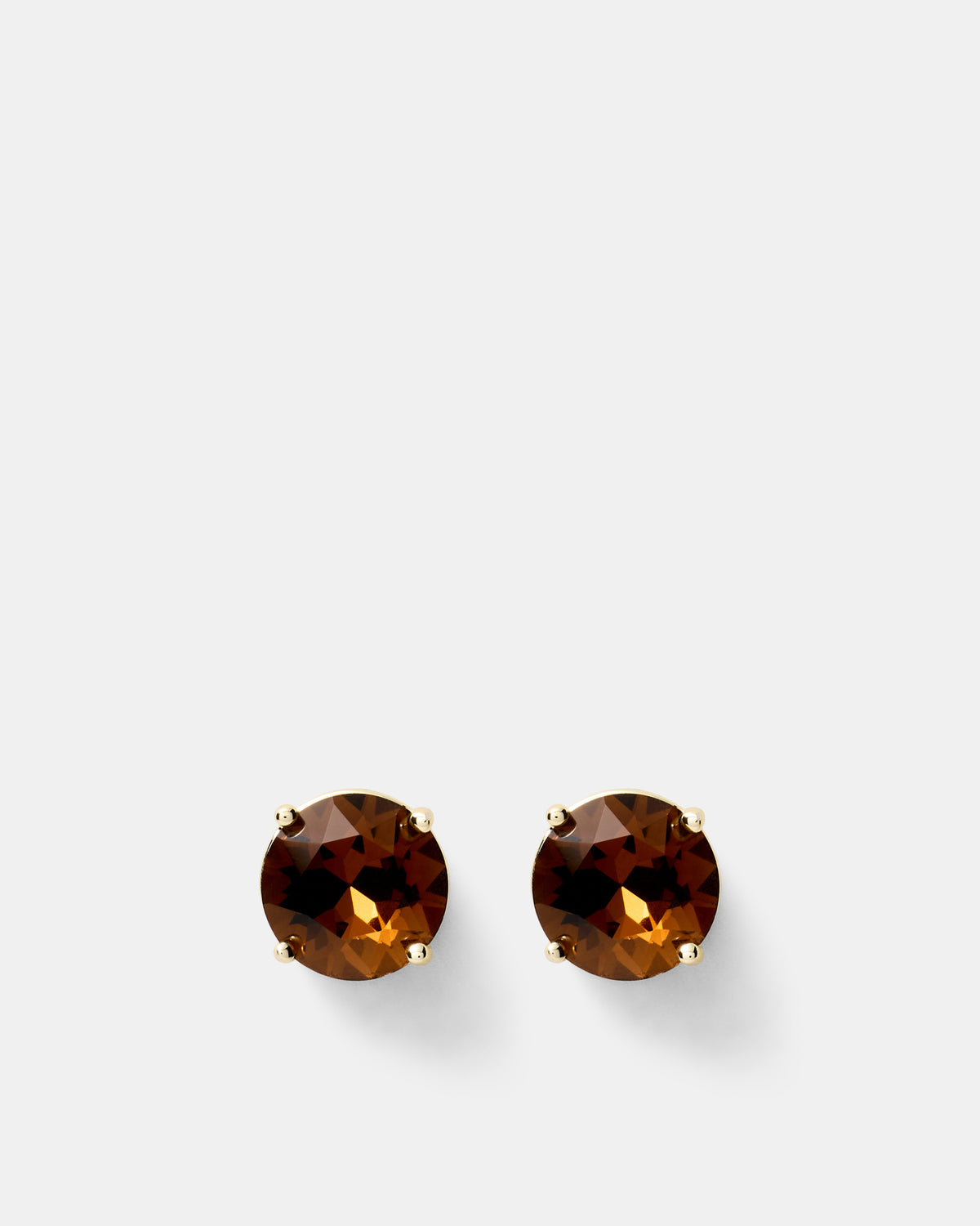 Glowy Crystal Stud Earrings